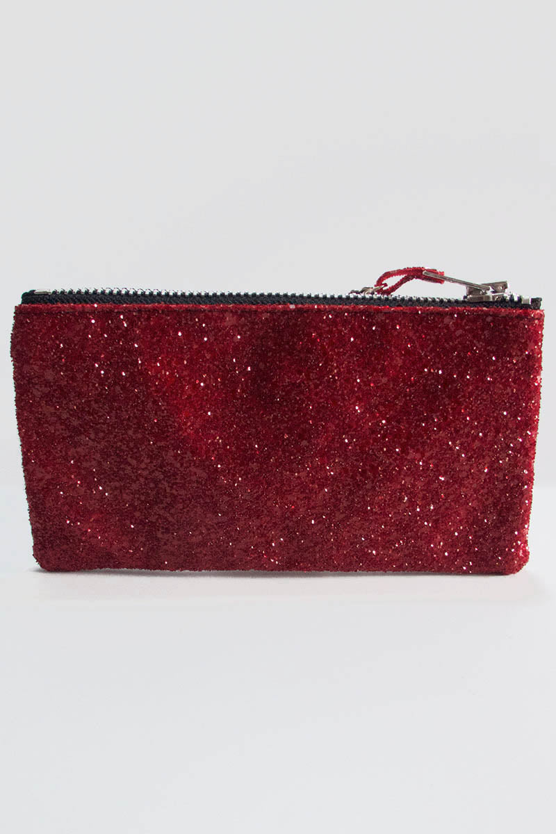 Make up bag w/ padlock in Glitter