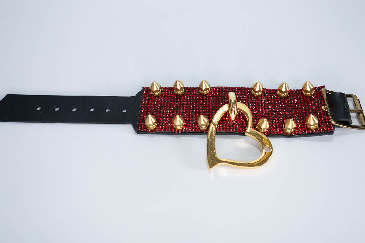 Tuf Luv Cuff in Red Crystal