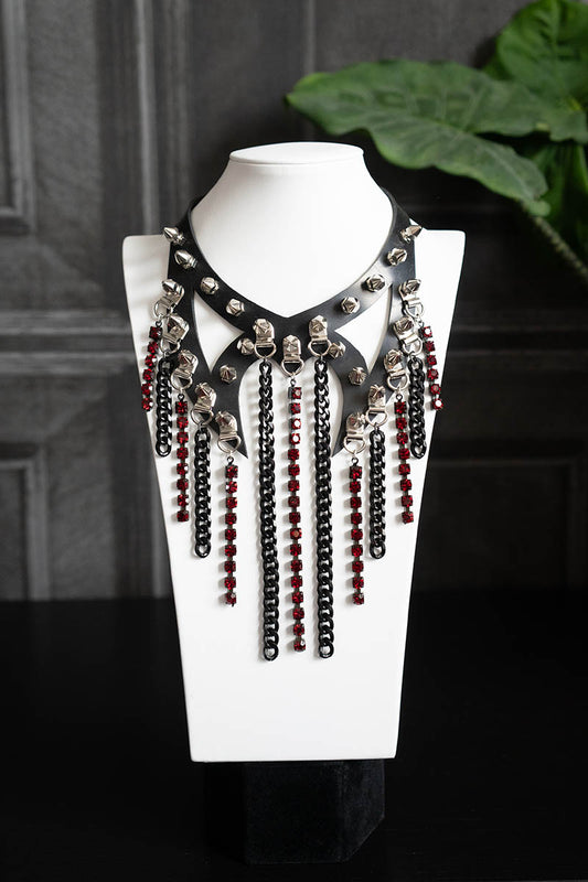 Dazzle Necklace - Red