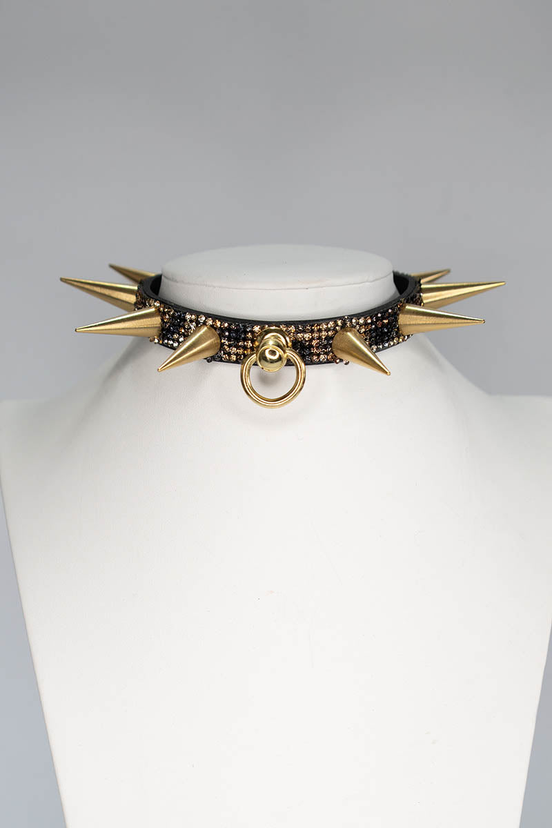 Tease Choker in Leopard