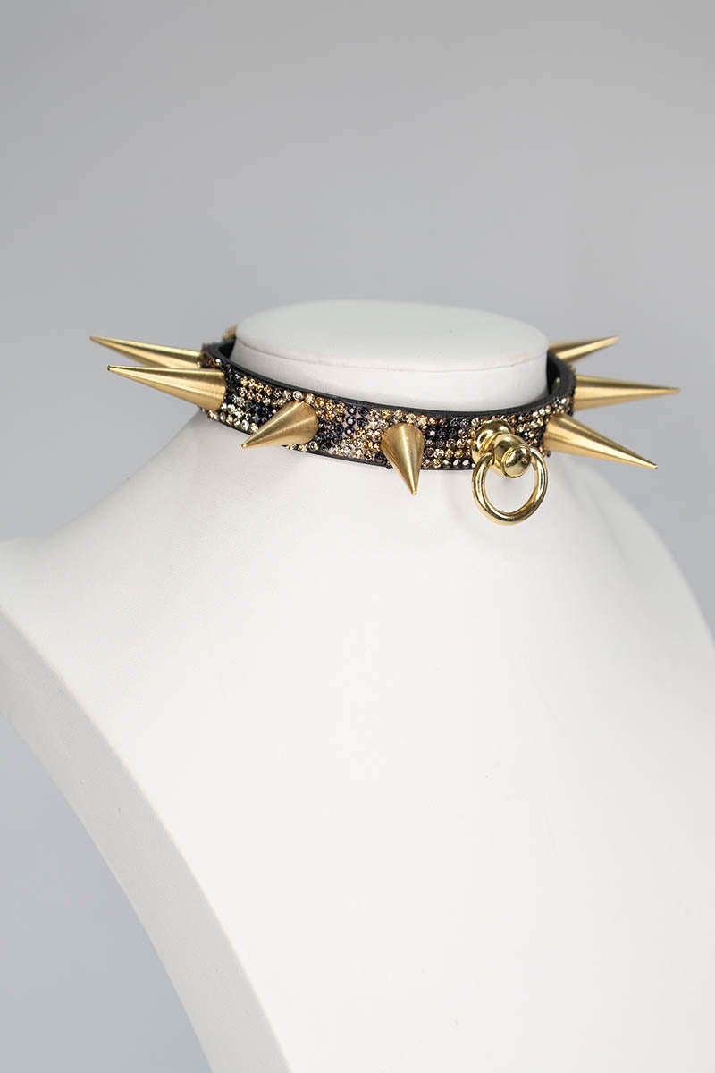 Tease Choker in Leopard