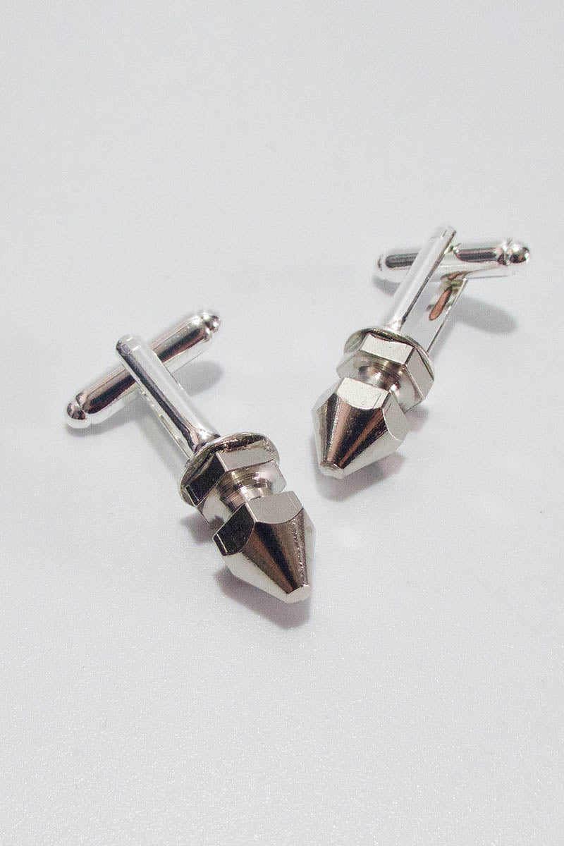 Cufflinks w/ Hex Spikes