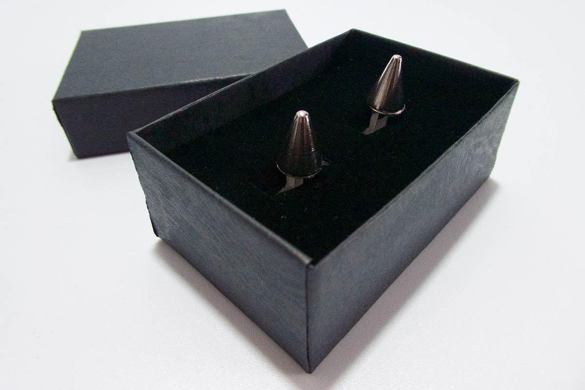 Cufflinks w/ Cone Spikes