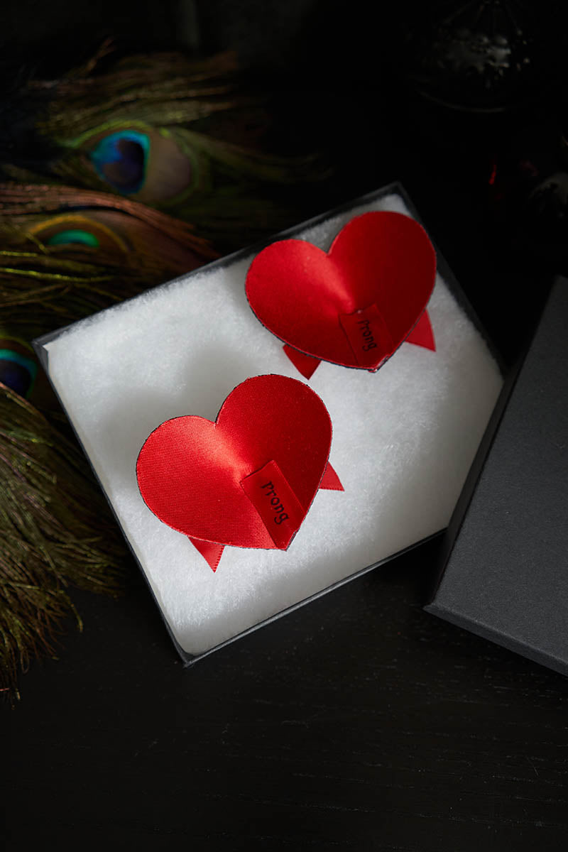 Heart Nipple Covers w/ Bow