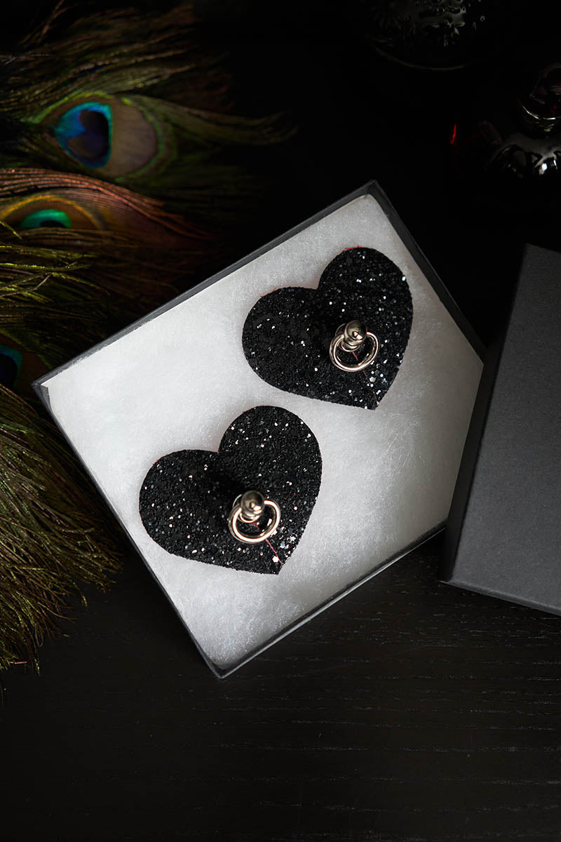 Heart Nipple Covers w/ rings