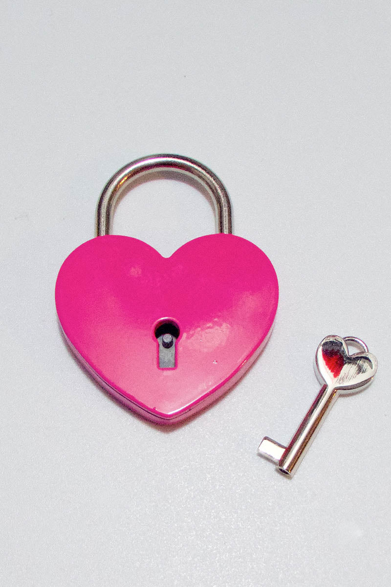 Large Pink Padlock