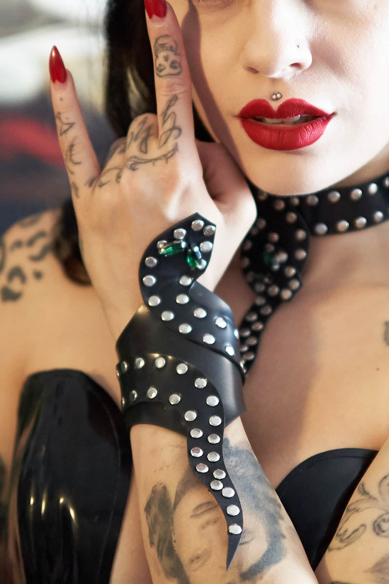 Snake Bracelet w/ Rivets