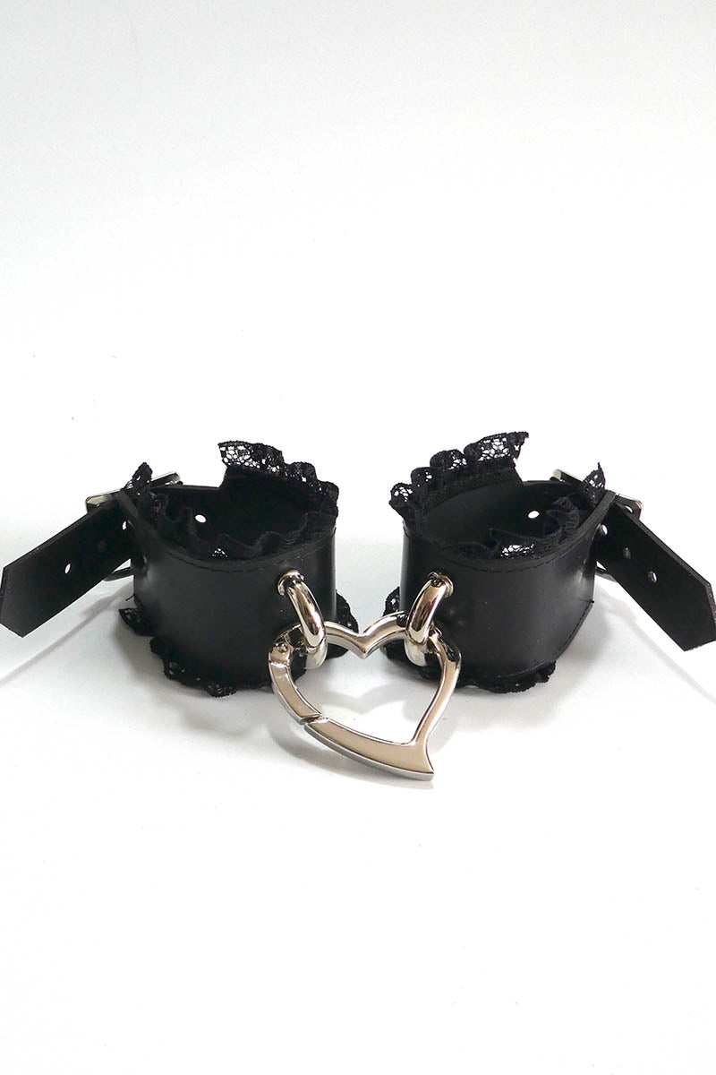 Lace Trimmed Love Trap Handcuffs