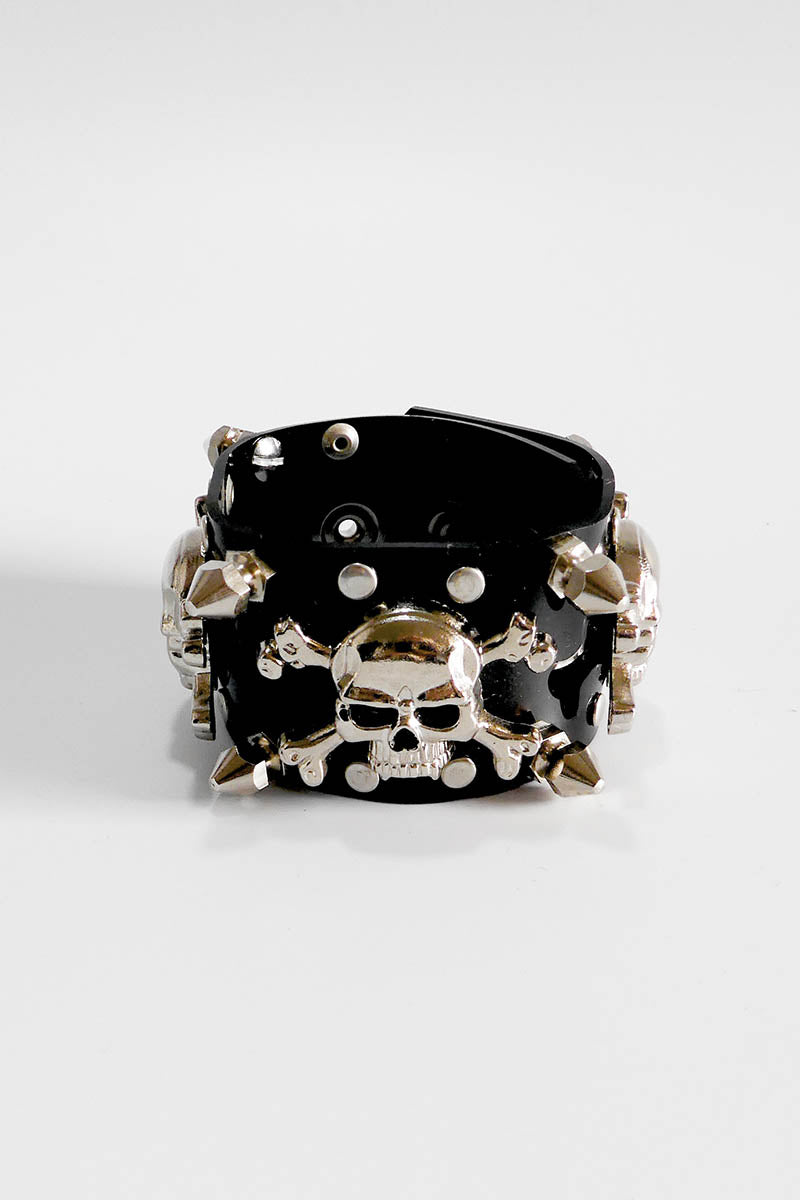 Chunky Skull Cuff