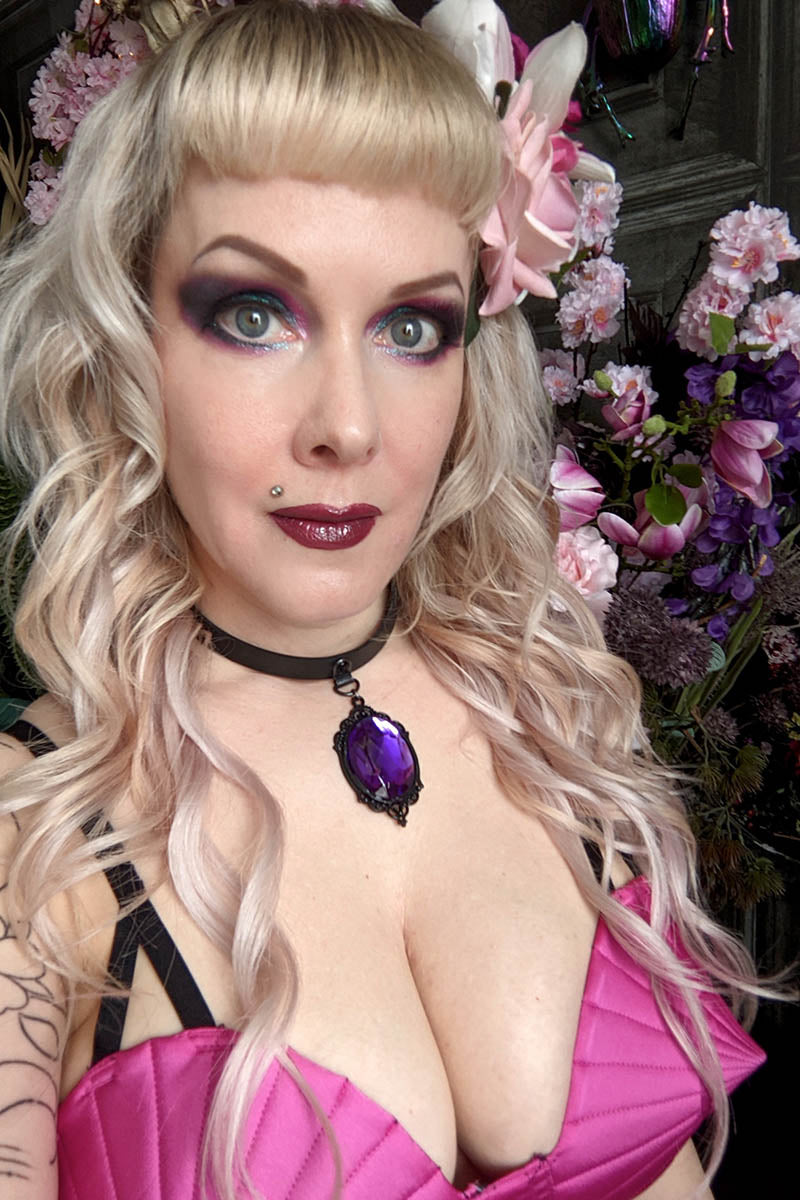 Baroque Crystal Pendant Choker