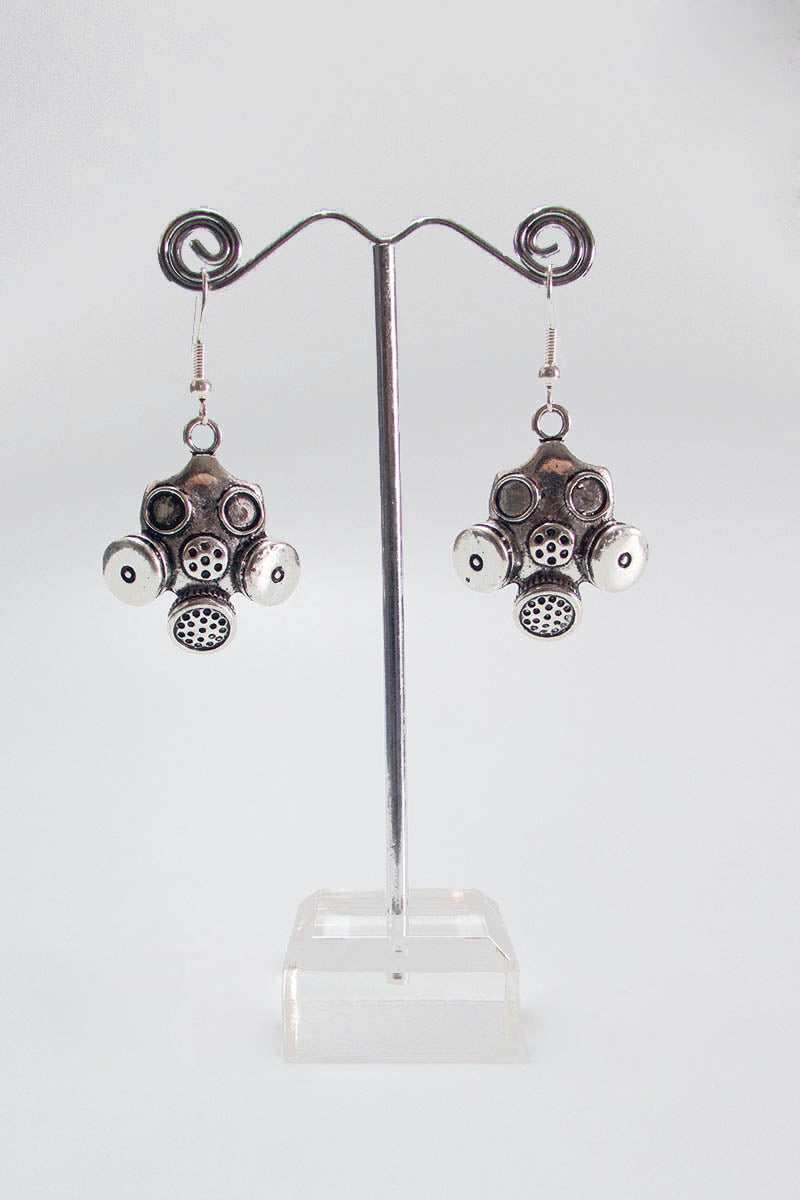 Gas Mask Earrings