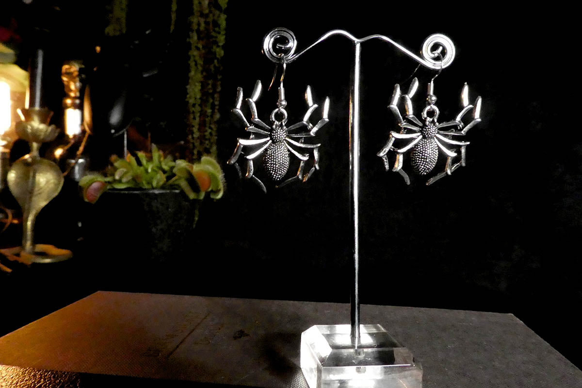 Big Spider Earrings