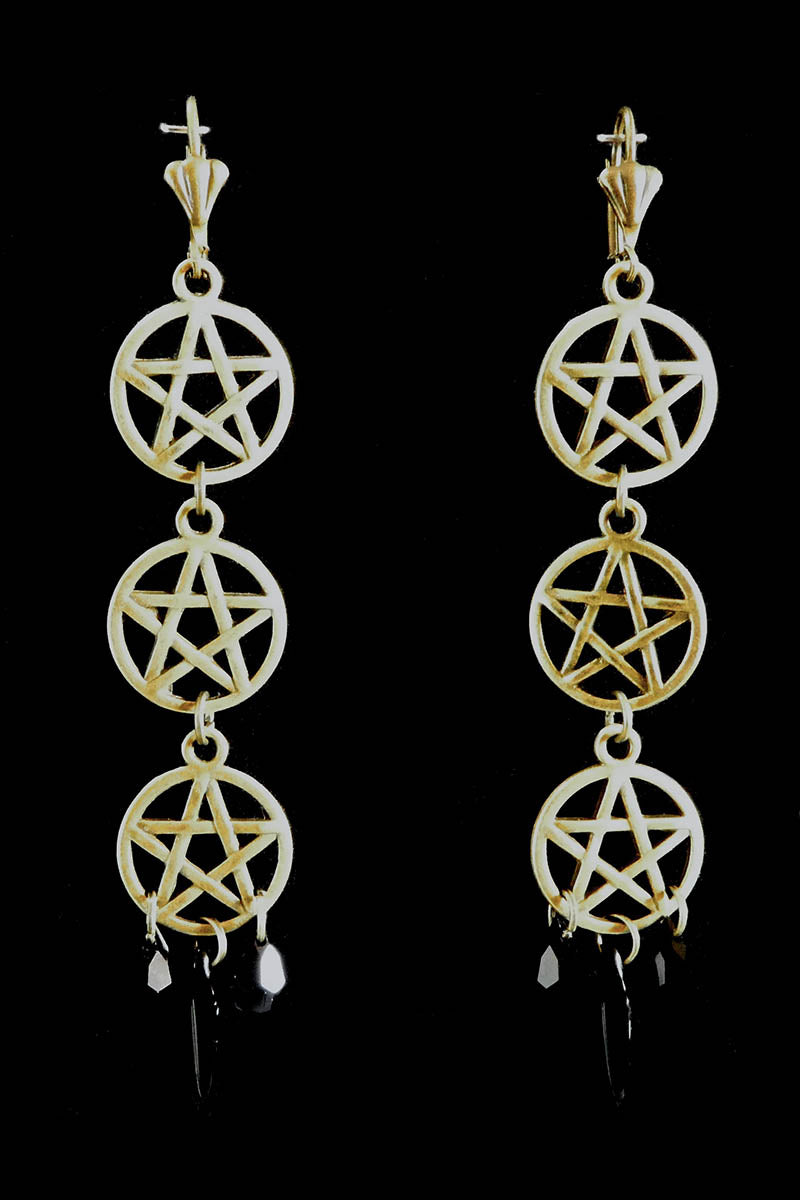 Triple Pentagrams in Bronze