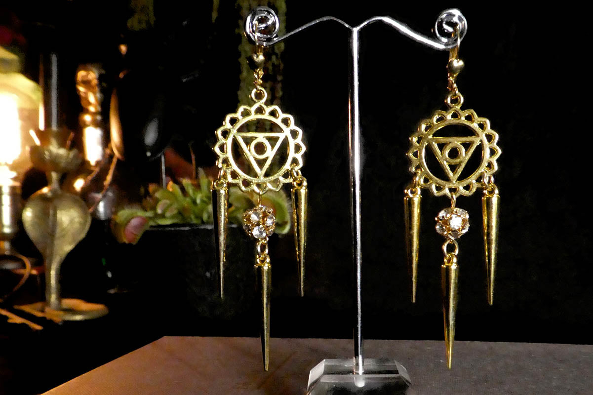 Gold Merkaba with Spikes