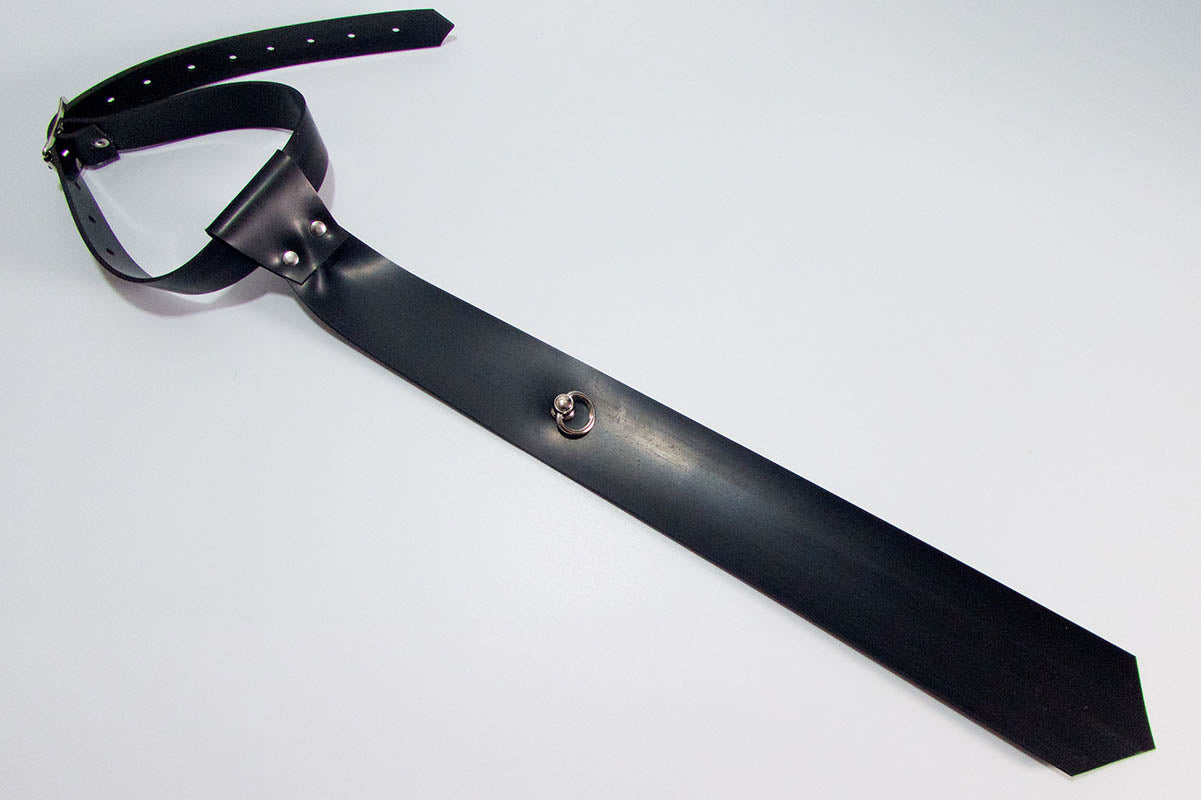 Skinny Tie with Ring