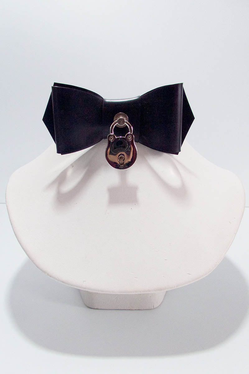 Rubber Bow Tie w/ Padlock