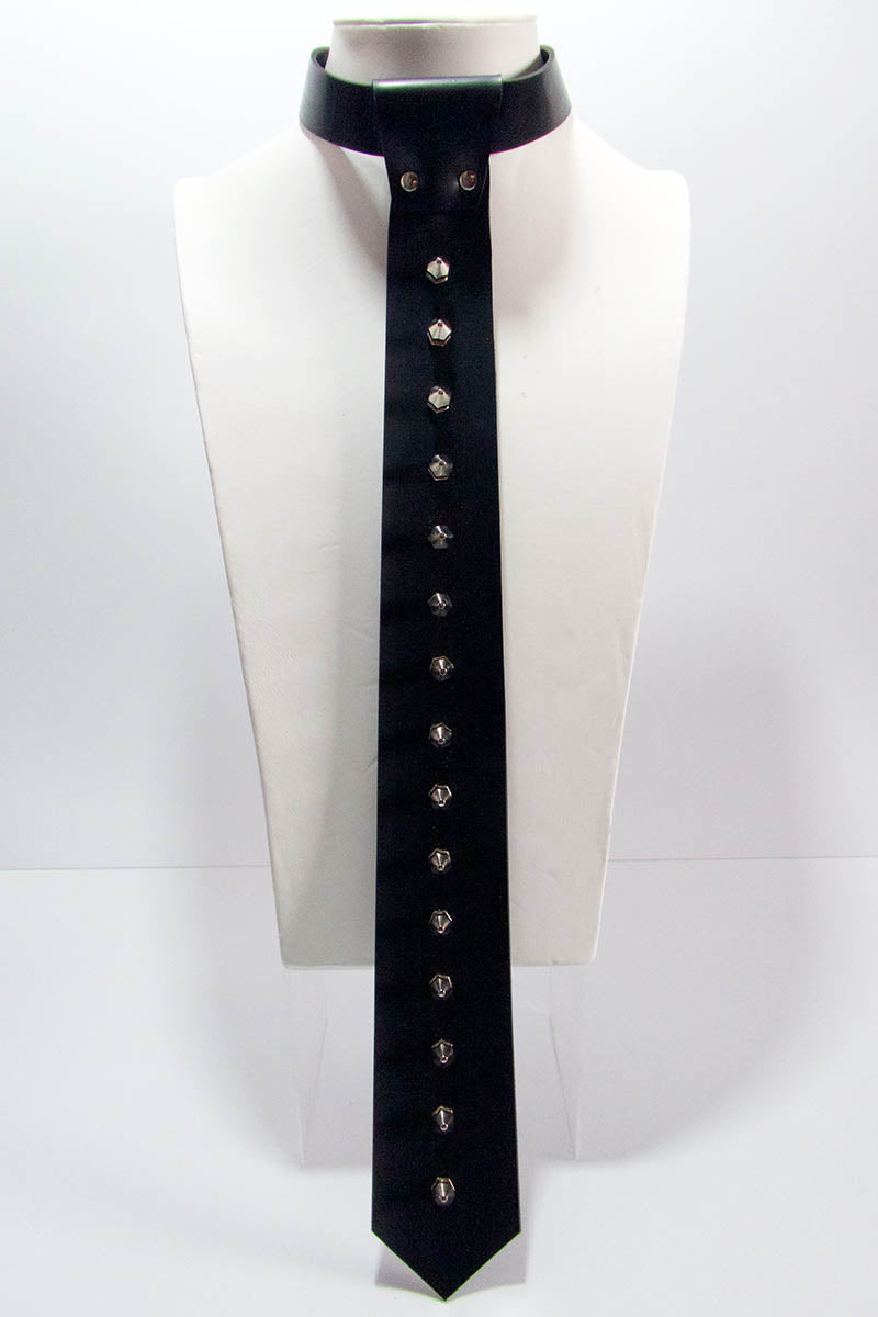 Skinny Tie with Spikes
