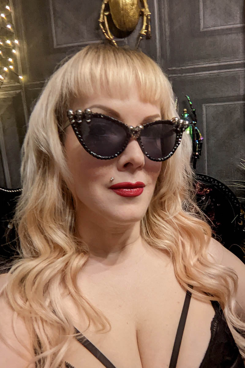 Skull and Diamante Sunglasses