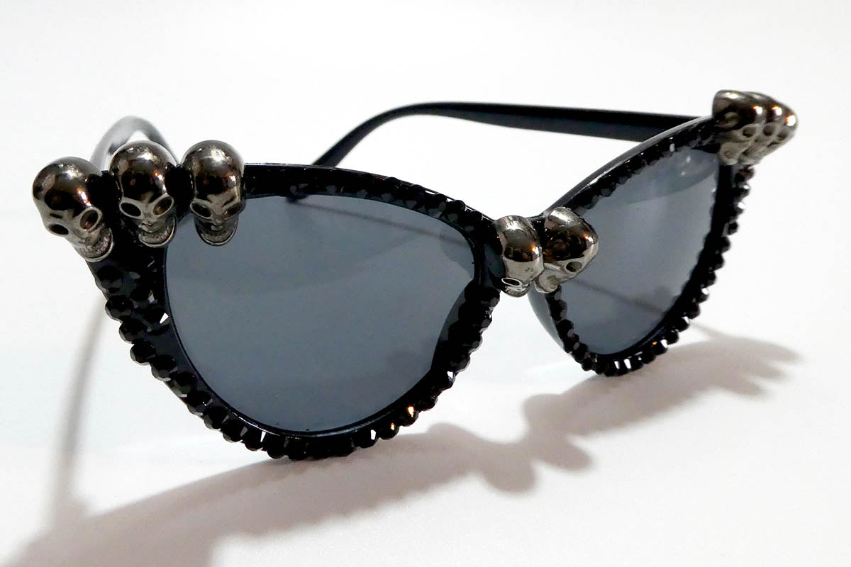 Skull and Diamante Sunglasses