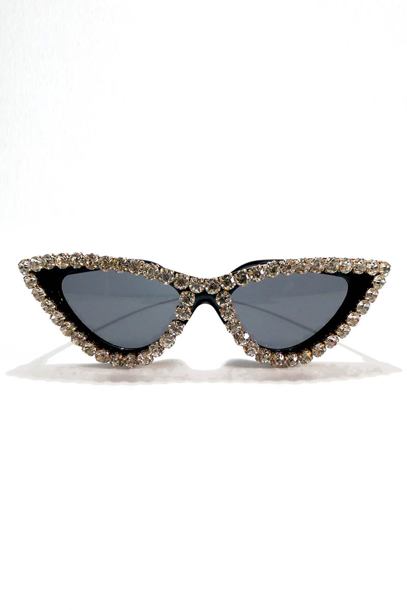 Diamond Cat Eye Sunglasses