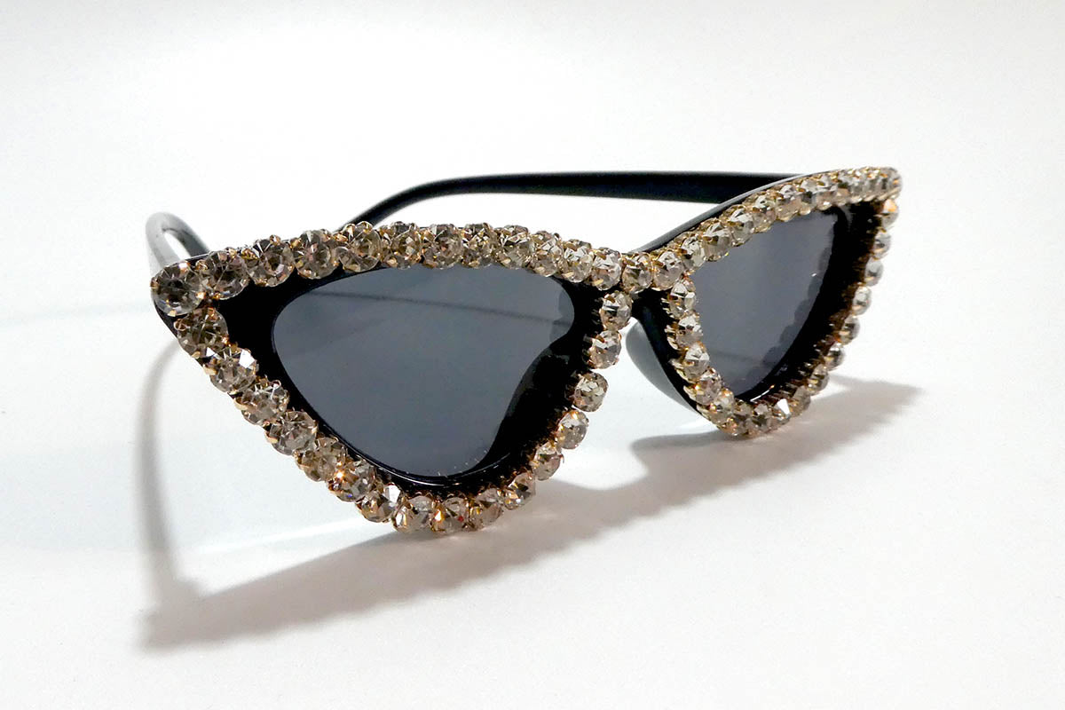 Diamond Cat Eye Sunglasses