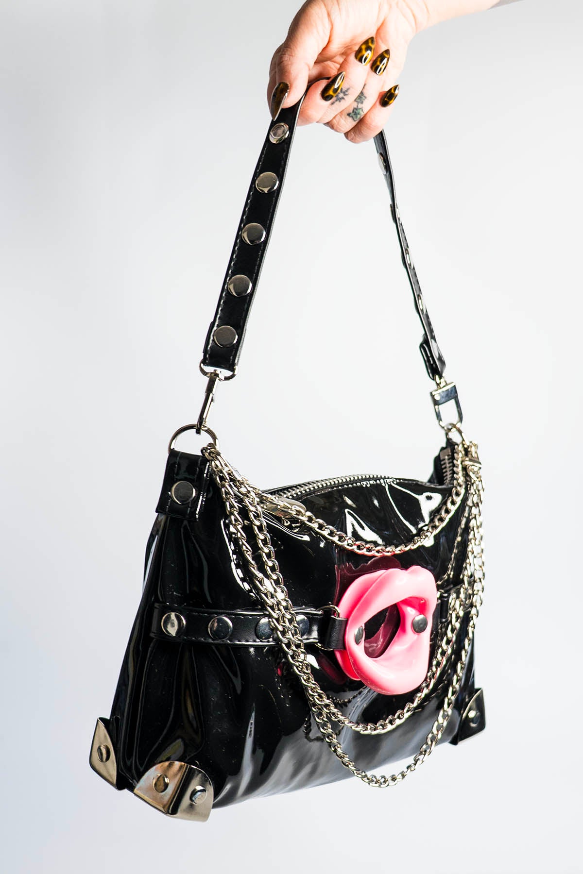 Lola Handbag - Pink Lips