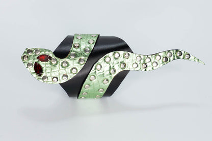 Leather Snake Bracelet Pair