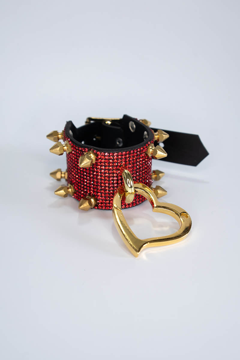 Tuf Luv Cuff in Red Crystal