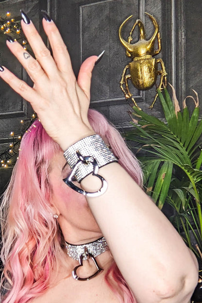 Love Trap Cuff in Silver