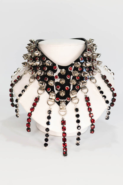 Studs and Diamonds Chain Necklace