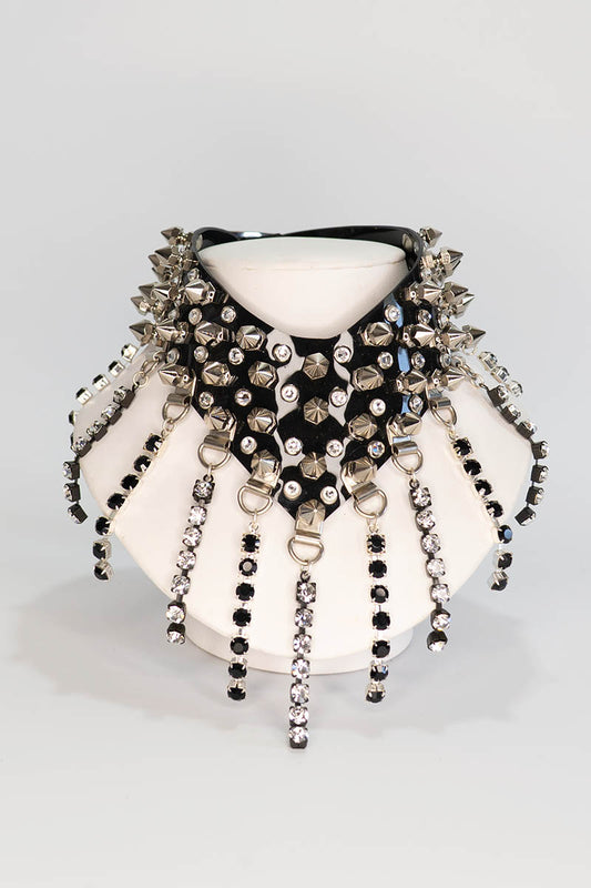 Studs and Diamonds Chain Necklace