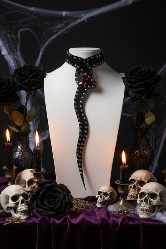 Snake Choker w/ rivets