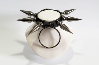 Supersize Giant Spikes Choker w/ Ring