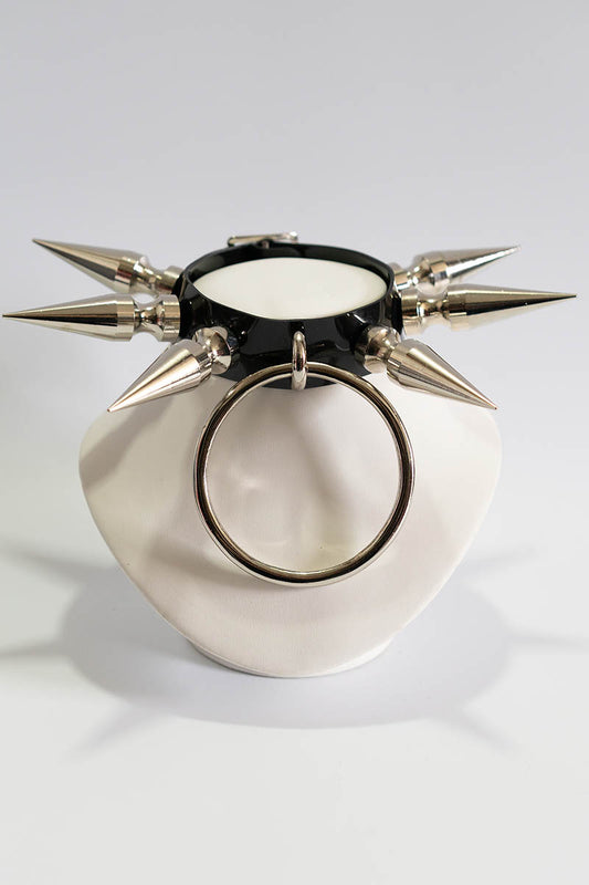 Supersize Giant Spikes Choker w/ Ring