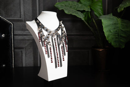 Dazzle Necklace - Red