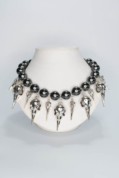 Birds and Pearls Necklace