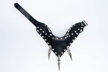 Half Posture Collar with Giant Spike Drops