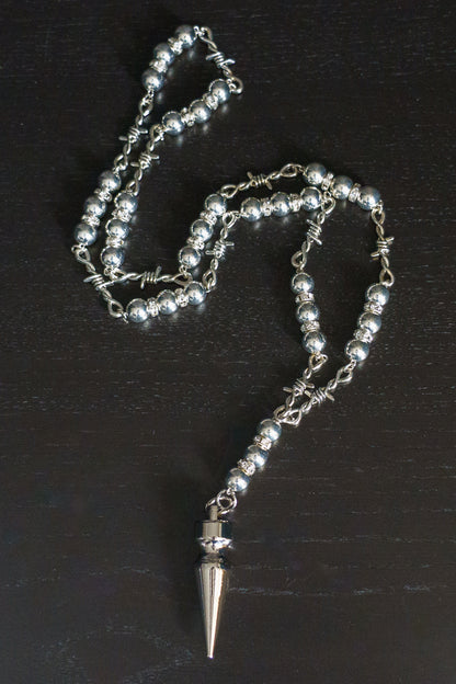 Rosary with Silver Beads
