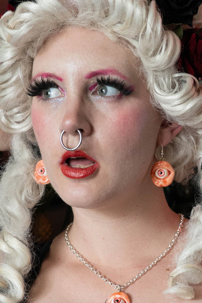 Lip Eyeball Earrings