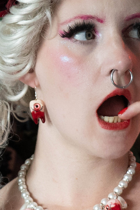 Tooth Earrings