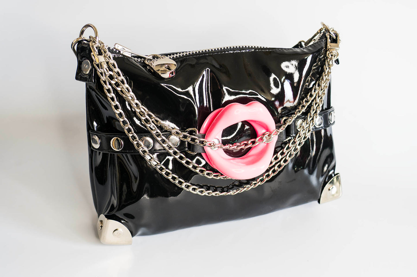 Lola Handbag - Pink Lips