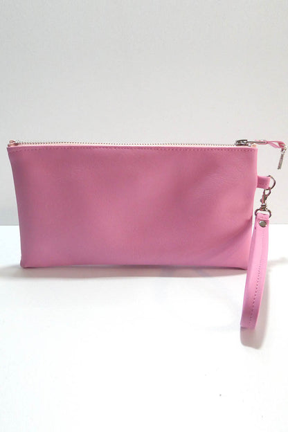 Clutch bag w/ padlock in Leatherette