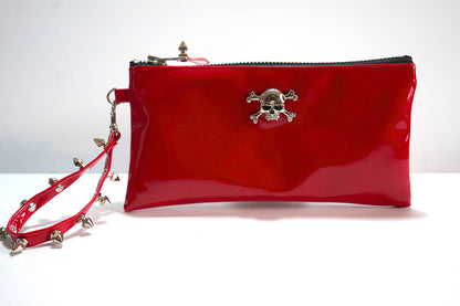 Clutch bag w/ Skull and Crossbones