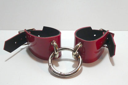 Leather Love Trap Handcuffs
