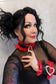 Red Lace Trimmed Love Trap Handcuffs