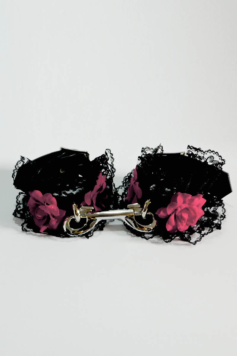 Lace and Roses Handcuffs