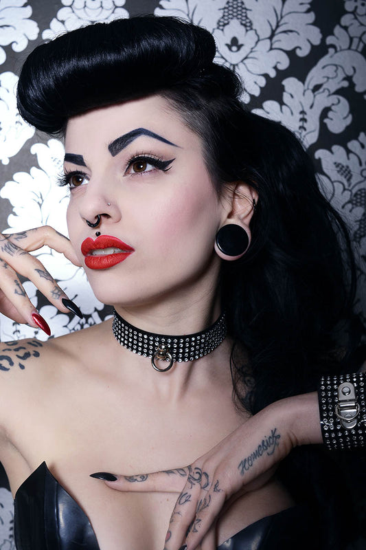 Diamante Choker w/ Ring