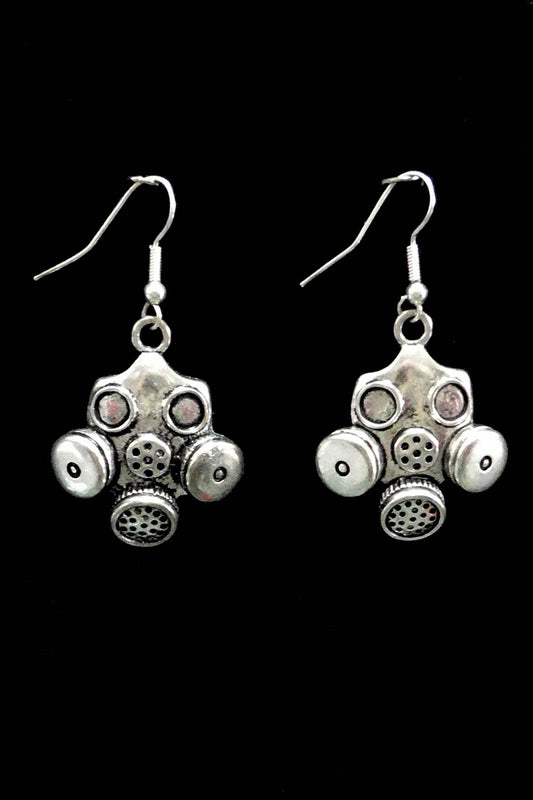 Gas Mask Earrings