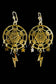 Metatron and Lightning Bolts in Gold