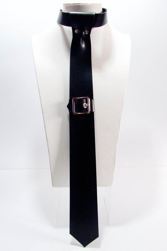 Skinny Tie with Buckle